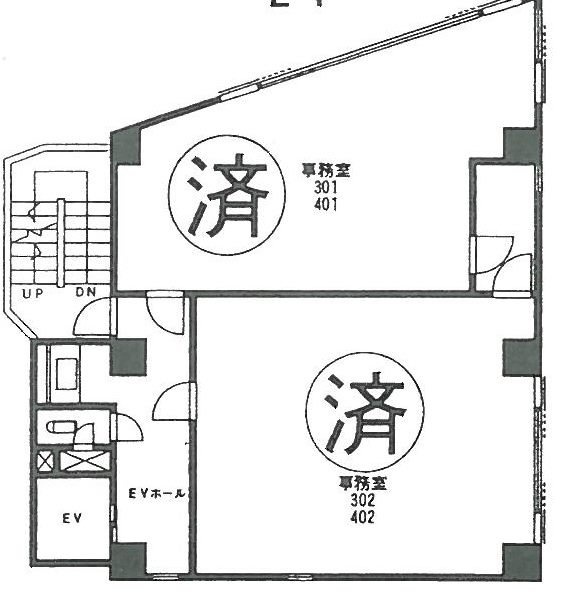 田島ビル4F 間取り図
