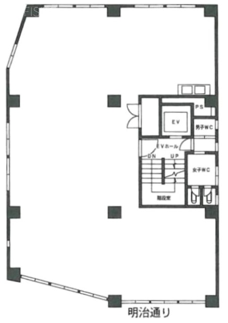 新宿オミビル8F 間取り図