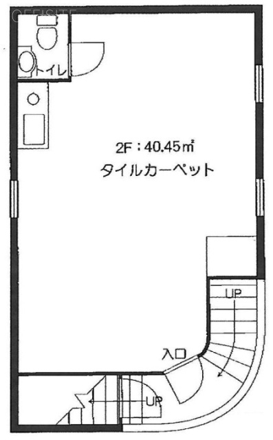 上村ビルB1F 間取り図