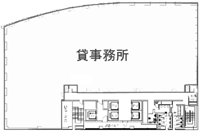 KDX浜松町プレイス7F 間取り図