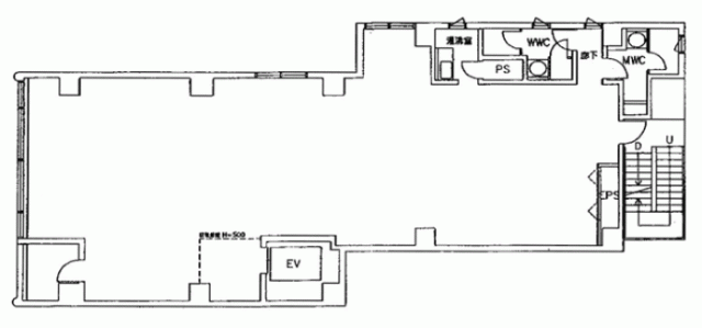 東五反田IーNビル8F 間取り図