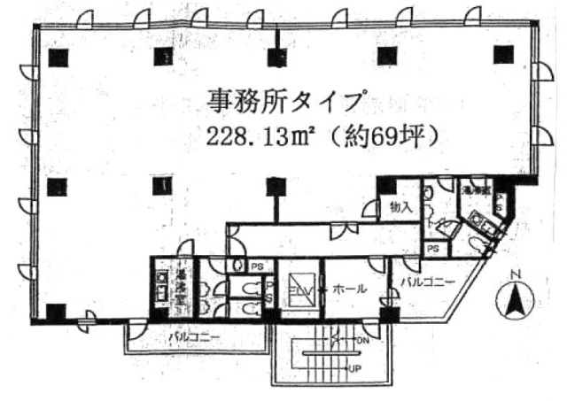 国立インター6F 間取り図