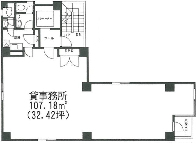 馬喰町TYビル2F 間取り図