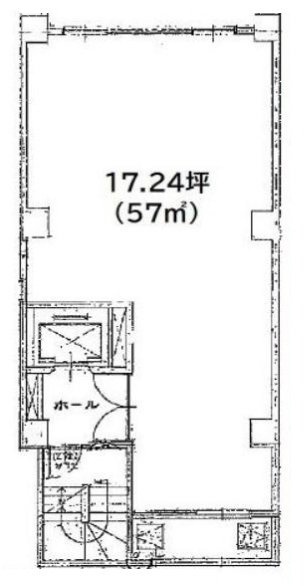 海岸ビルⅡ3F 間取り図