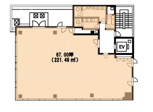 ACN八丁堀ビル6F 間取り図