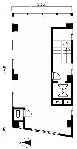 平和ビル8F 間取り図