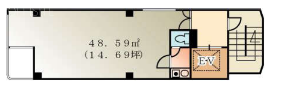イーストテラスビル4F 間取り図
