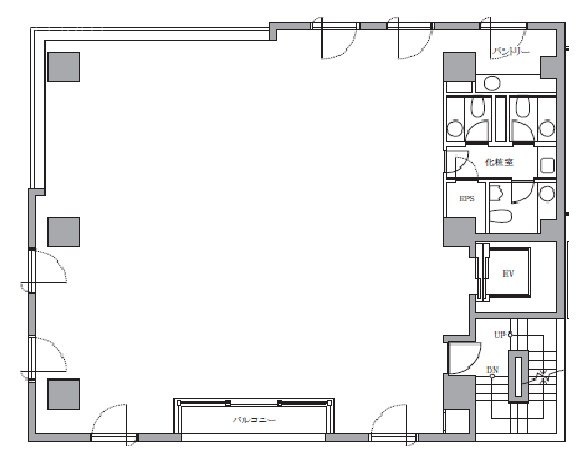 ポイントSTビル1F 間取り図