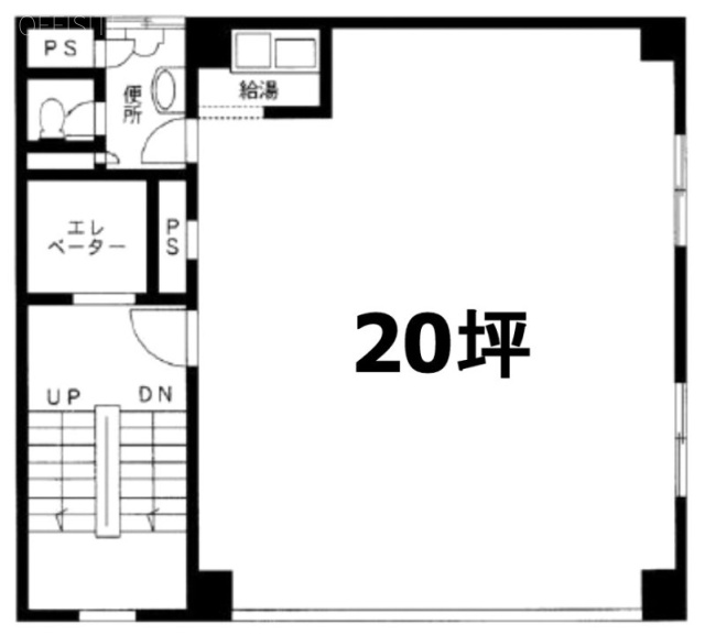 天龍ビル2F 間取り図