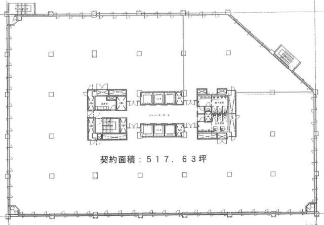 紀尾井町パークビル6F 間取り図