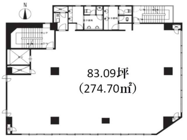 リードシー門前仲町ビル5F 間取り図