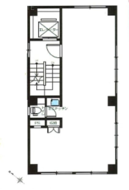 山本ビル5F 間取り図