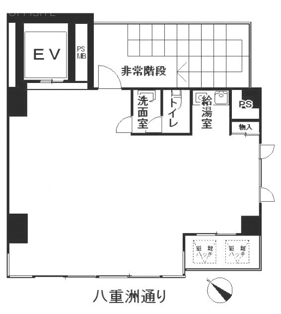 松下ビル5F 間取り図
