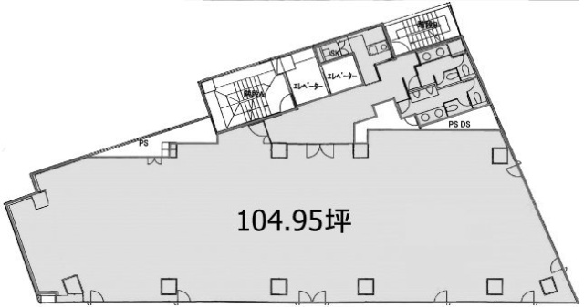 KDX神保町ビル5F 間取り図