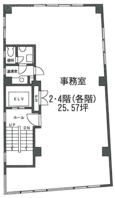 NMビル4F 間取り図