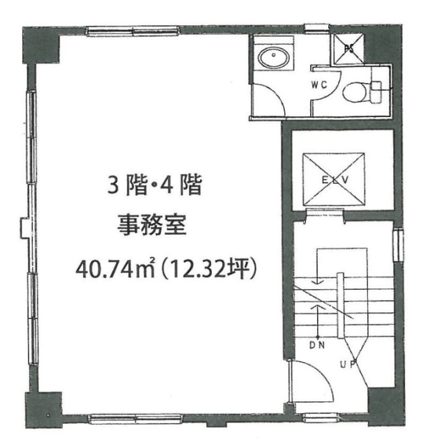 千代田ビル1F 間取り図