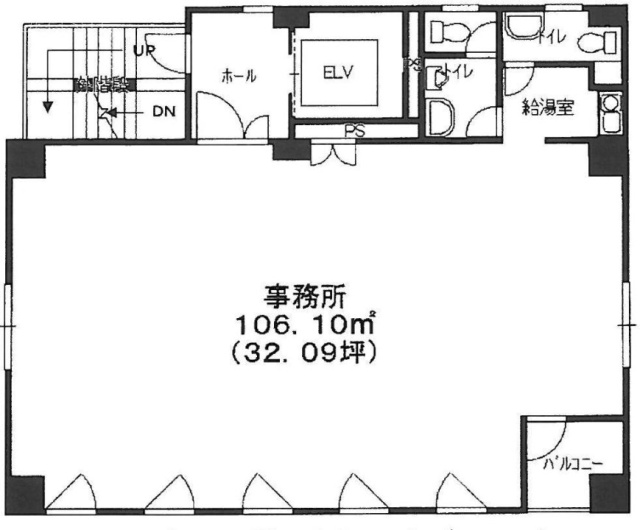 神田KSビル4F 間取り図