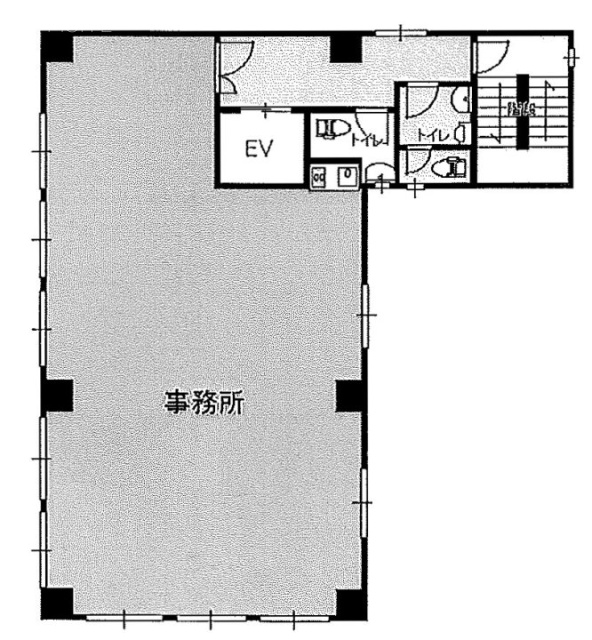 山名ビル2F 間取り図
