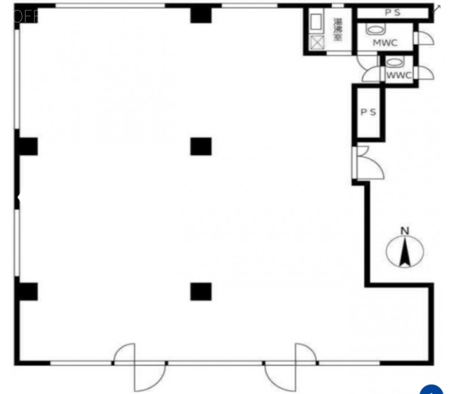 小幡ビル4F 間取り図