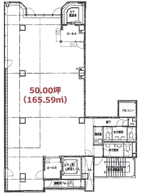 モンブラン銀座ビル9F-10F 間取り図
