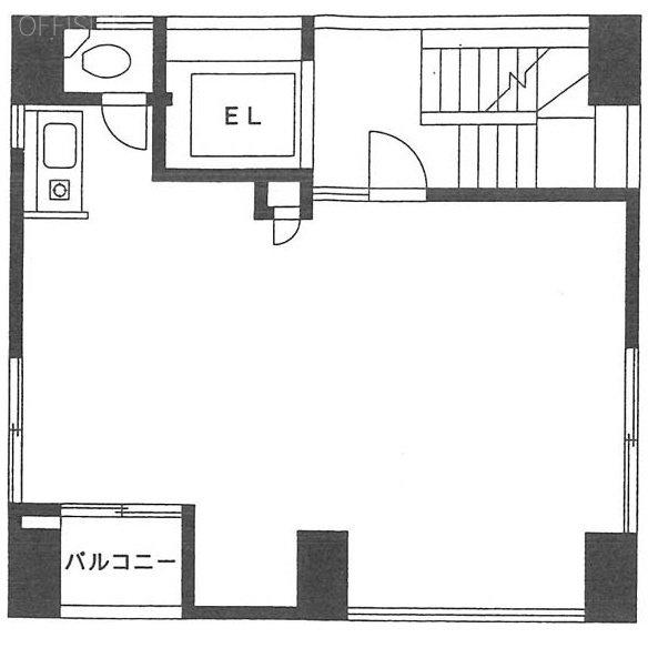 六本木TOMOビル2F 間取り図