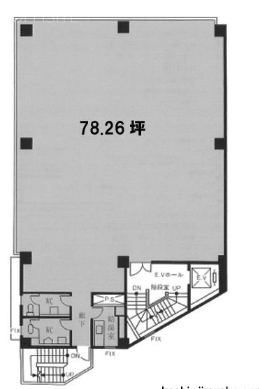 NX水道橋ビル3F 間取り図