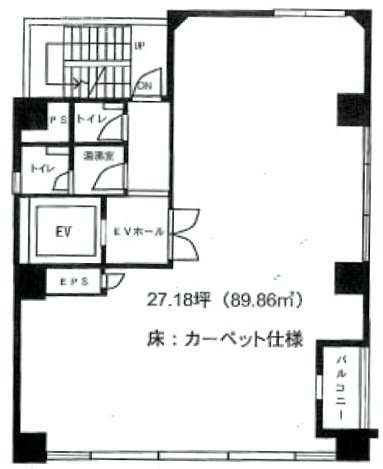 富善ビル4F 間取り図