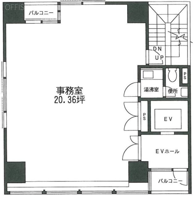 秋葉原サザンビル8F 間取り図