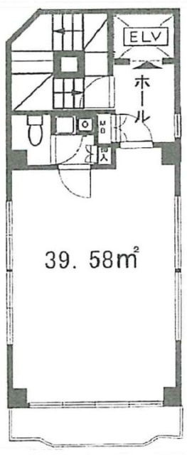 鳥山ビル5F 間取り図