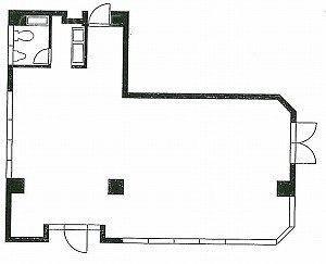 スズビル1F 間取り図