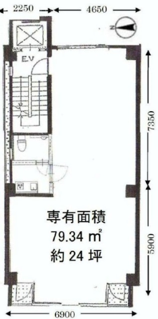 ミカワヤビル4F 間取り図