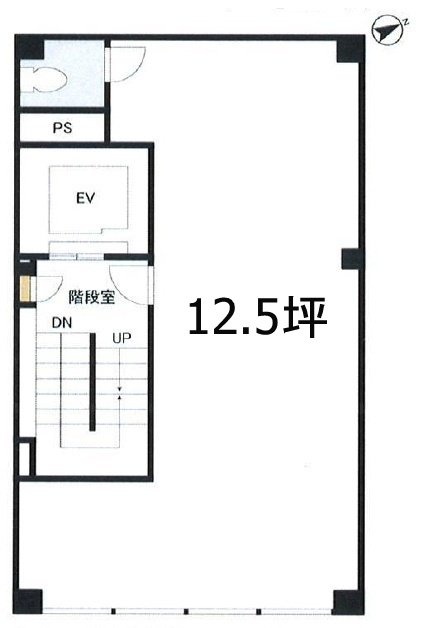 三栄ビル1F 間取り図