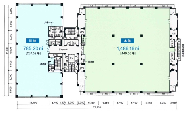 A-PLACE品川東本館 間取り図