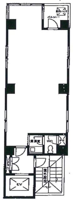 矢浪ビル3F 間取り図