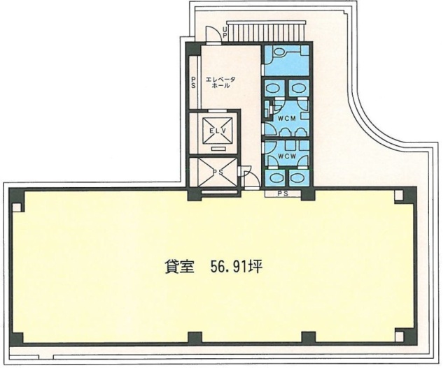 水戸部ビル2F 間取り図