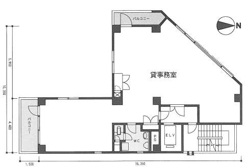 ism神田2F 間取り図