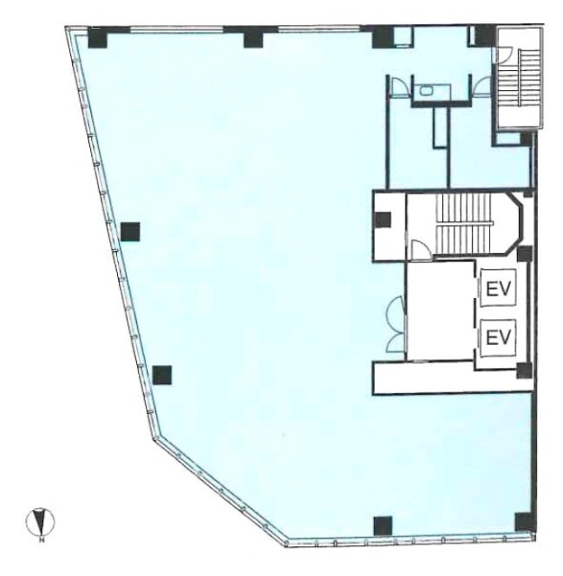 PMO新宿御苑前2F 間取り図