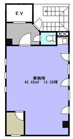 308ビル8F 間取り図