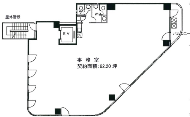 RBM浜松町ビル4F 間取り図