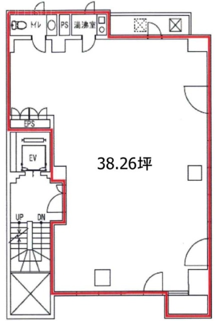 MGB麻布十番B1F 間取り図