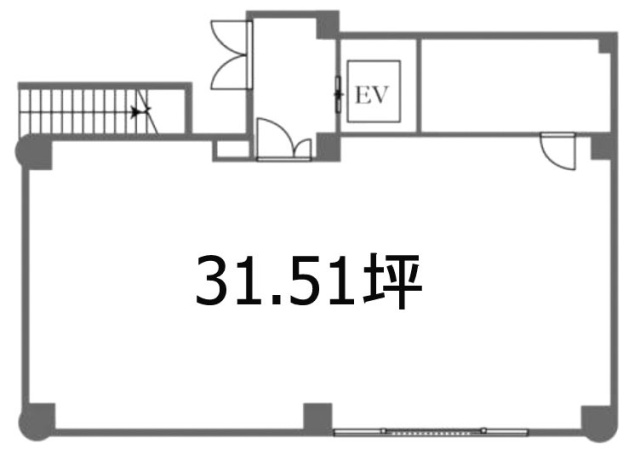 サクシードビル6F 間取り図