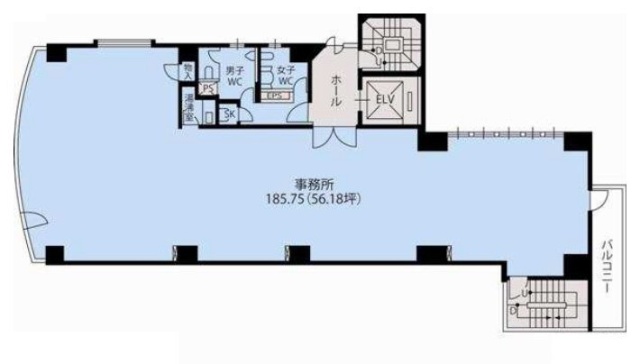 日東ビル7F 間取り図