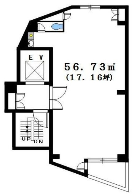 オークス西新宿9F 間取り図