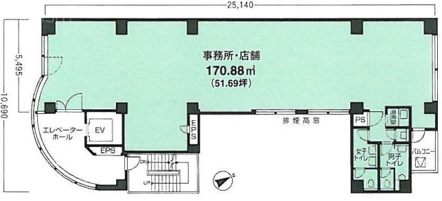新橋NFビル10F 間取り図