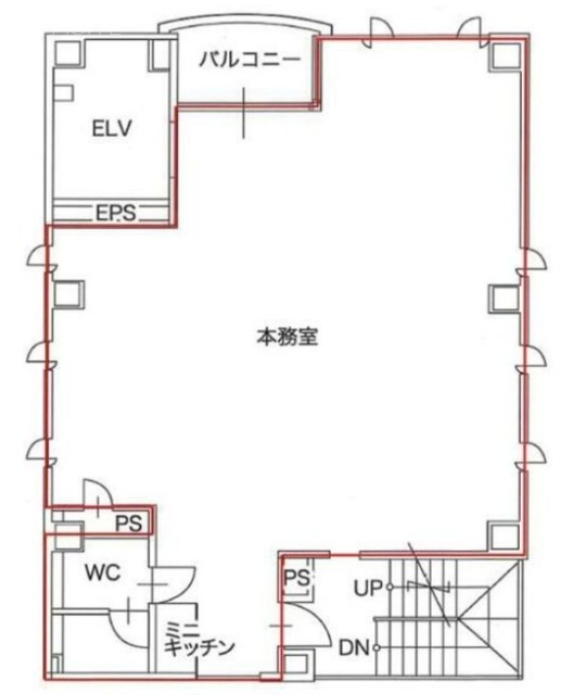 八重洲KNビル4F 間取り図