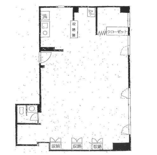 赤坂福富ビル3F 間取り図