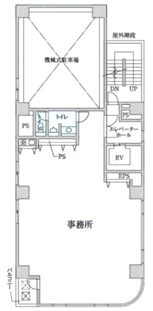 入谷トーセイビル5F 間取り図