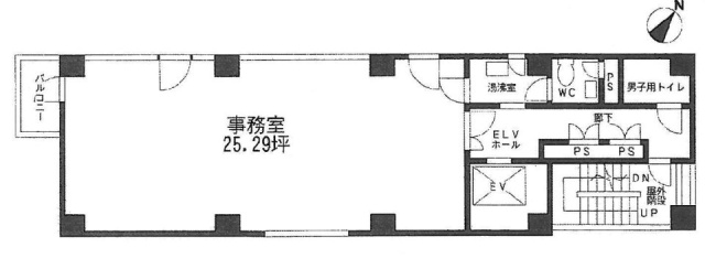 銀座ビルB1F 間取り図