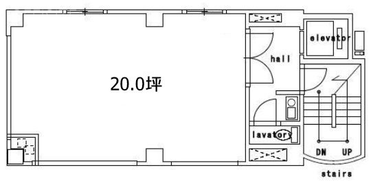 黒門ミヤマビル2F 間取り図