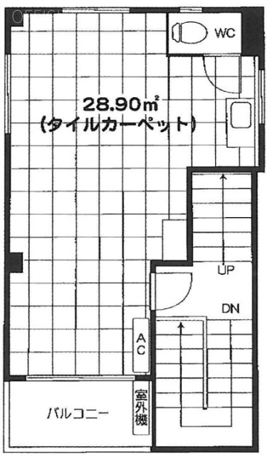 星野円山ビル7F 間取り図